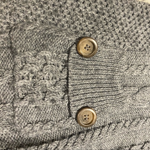 Grey thick cable knit free people dress - Picture 6 of 7